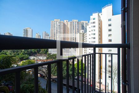 Studio à venda com 29m², 1 quarto e sem vagaVaranda da Sala/Quarto