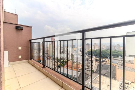 Studio para alugar com 26m², 1 quarto e sem vagaVaranda