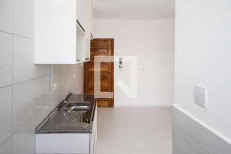 Cozinha de apartamento para alugar com 2 quartos, 36m² em Vila Antonieta, São Paulo