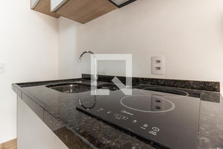Cozinha de kitnet/studio à venda com 1 quarto, 25m² em República, São Paulo