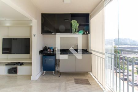 Varanda de apartamento à venda com 2 quartos, 76m² em Vila Anastácio, São Paulo
