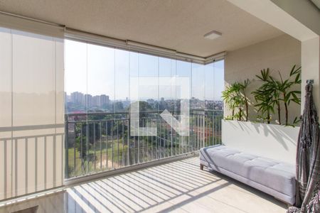 Varanda de apartamento à venda com 2 quartos, 76m² em Vila Anastácio, São Paulo