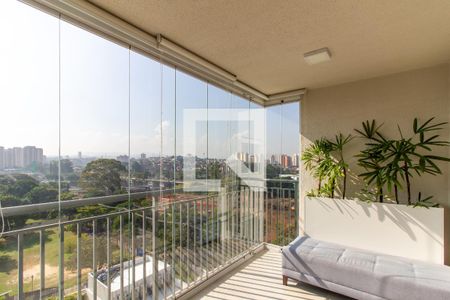 Varanda de apartamento à venda com 2 quartos, 76m² em Vila Anastácio, São Paulo