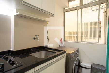 Studio à venda com 39m², 1 quarto e sem vagaCozinha
