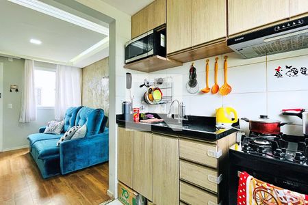 Apartamento para alugar com 38m², 2 quartos e 1 vagaCozinha e Área de Serviço