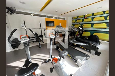 Apartamento à venda com 34m², 1 quarto e sem vaga Apartamento à venda com 34m², 1 quarto e sem vagaÁrea comum - Academia