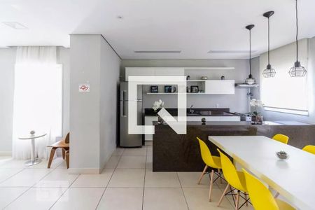 Apartamento à venda com 34m², 1 quarto e sem vaga Apartamento à venda com 34m², 1 quarto e sem vagaÁrea comum - Salão de festas