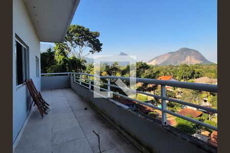 Varanda de casa de condomínio à venda com 5 quartos, 570m² em Vargem Pequena, Rio de Janeiro