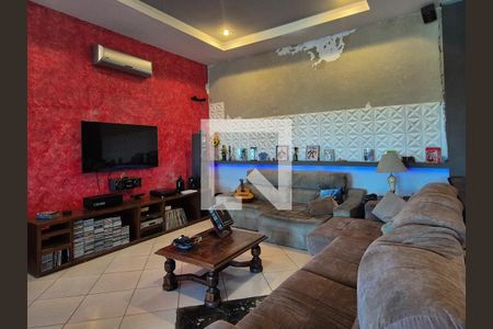 Sala de casa de condomínio à venda com 5 quartos, 570m² em Vargem Pequena, Rio de Janeiro