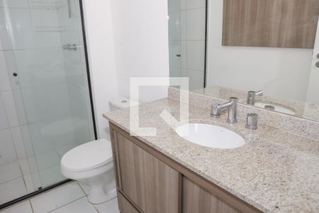 Banheiro de apartamento para alugar com 1 quarto, 51m² em Barra Funda, São Paulo