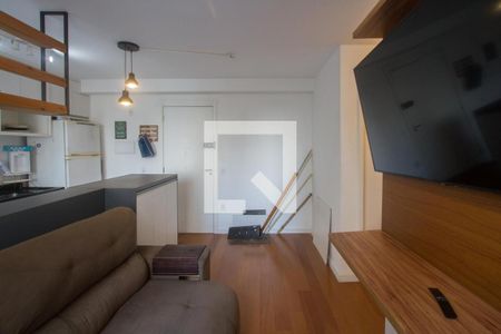 Sala de apartamento para alugar com 2 quartos, 43m² em Santo Amaro, São Paulo