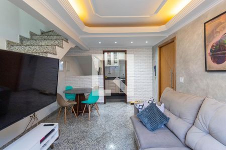 Sala de casa de condomínio à venda com 2 quartos, 72m² em Jardim Lisboa, São Paulo