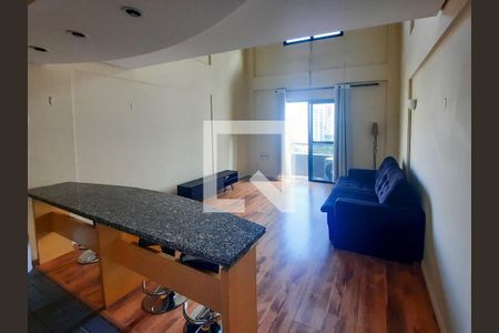 Sala de apartamento para alugar com 1 quarto, 54m² em Indianópolis, São Paulo