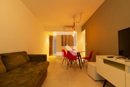 Detalhe da sala de apartamento para alugar com 2 quartos, 90m² em Ipanema, Rio de Janeiro