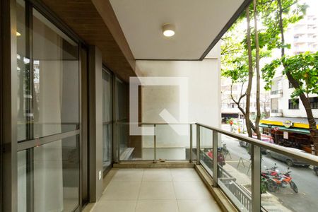 Varanda da sala de apartamento para alugar com 2 quartos, 90m² em Ipanema, Rio de Janeiro