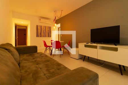 Detalhe da sala de apartamento para alugar com 2 quartos, 90m² em Ipanema, Rio de Janeiro