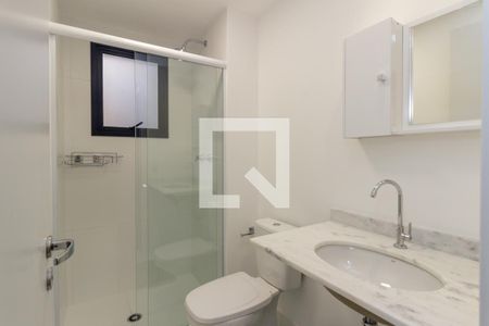 Banheiro de apartamento para alugar com 1 quarto, 37m² em Vila Buarque, São Paulo