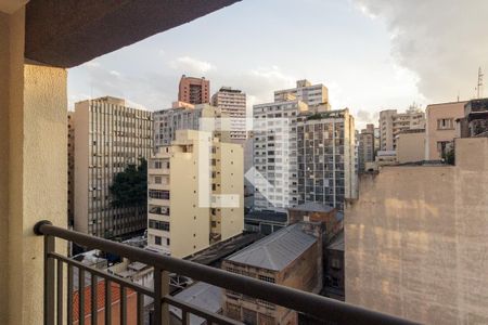 Varanda de apartamento para alugar com 1 quarto, 37m² em Vila Buarque, São Paulo
