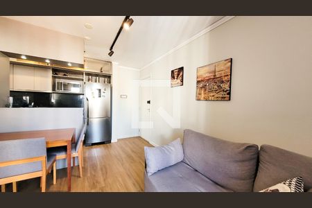 Sala de apartamento para alugar com 2 quartos, 55m² em Taquaral, Campinas