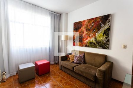Sala de apartamento para alugar com 1 quarto, 40m² em Lourdes, Belo Horizonte
