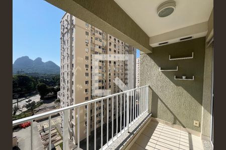 Varanda de apartamento para alugar com 2 quartos, 59m² em Jacarepaguá, Rio de Janeiro