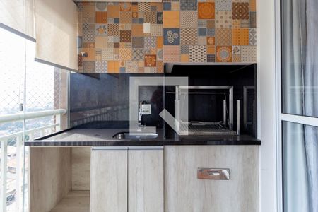 Detalhe - Varanda de apartamento para alugar com 3 quartos, 78m² em Vila Bertioga, São Paulo