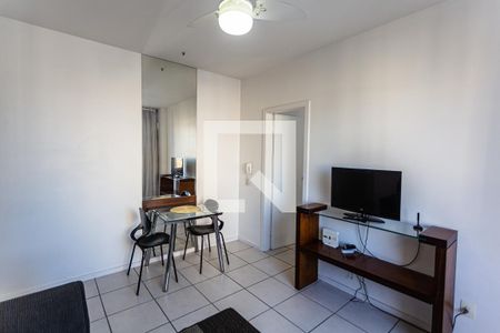 Sala de apartamento à venda com 1 quarto, 40m² em Lourdes, Belo Horizonte