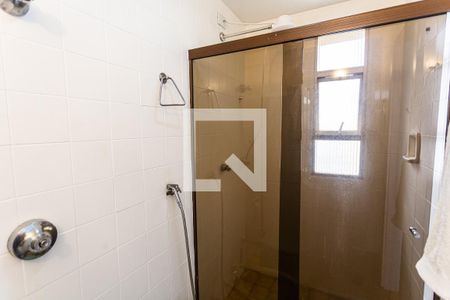 Banheiro da Suíte de apartamento à venda com 1 quarto, 40m² em Lourdes, Belo Horizonte