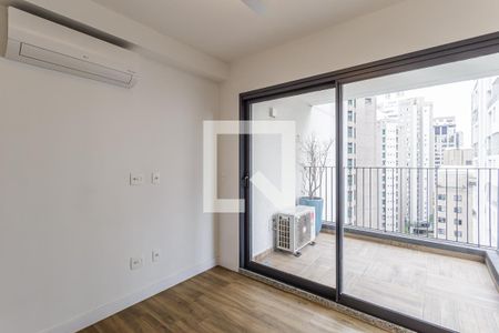 Sala/Cozinha de apartamento à venda com 1 quarto, 34m² em Indianópolis, São Paulo