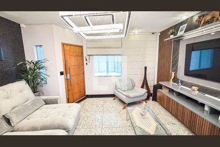 Sala de casa à venda com 3 quartos, 161m² em Vila Scarpelli, Santo André