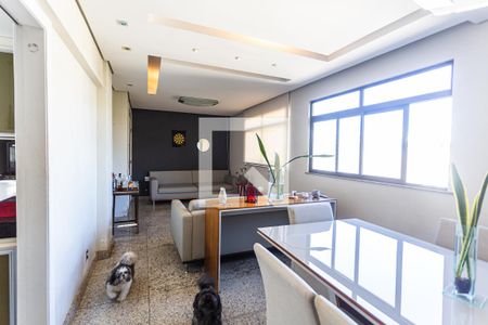 Sala de apartamento à venda com 4 quartos, 140m² em Buritis, Belo Horizonte