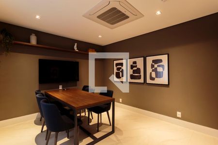 Área comum de kitnet/studio para alugar com 1 quarto, 33m² em Indianópolis, São Paulo
