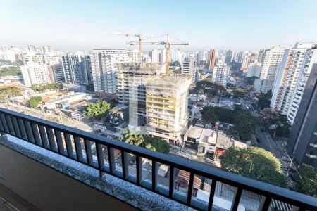 Vista da Rua de kitnet/studio para alugar com 1 quarto, 33m² em Indianópolis, São Paulo