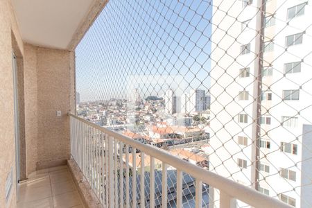 Varanda da Sala de apartamento para alugar com 1 quarto, 29m² em Parque Vitoria, São Paulo