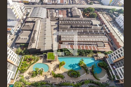 Varanda - Vista de apartamento à venda com 1 quarto, 57m² em Brás, São Paulo