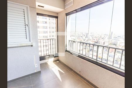 Varanda de apartamento à venda com 1 quarto, 57m² em Brás, São Paulo