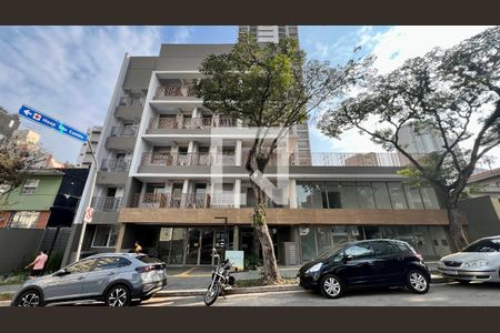 Studio para alugar com 26m², 1 quarto e sem vaga Studio para alugar com 26m², 1 quarto e sem vagaFachada