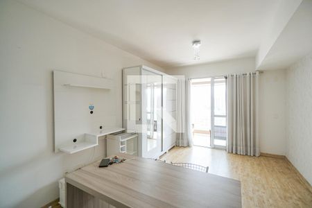 Sala e cozinha de kitnet/studio à venda com 1 quarto, 35m² em Vila Gomes Cardim, São Paulo