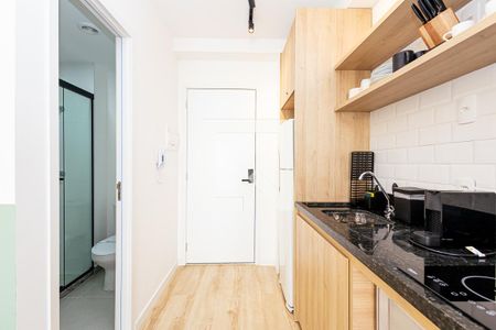 Studio à venda com 27m², 1 quarto e sem vagaCozinha