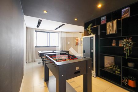 Studio para alugar com 25m², 1 quarto e sem vaga Studio para alugar com 25m², 1 quarto e sem vagaÁrea comum - Salão de jogos