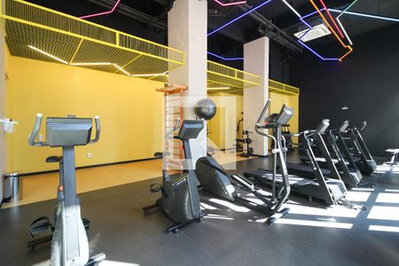 Studio para alugar com 25m², 1 quarto e sem vaga Studio para alugar com 25m², 1 quarto e sem vagaÁrea comum - Academia