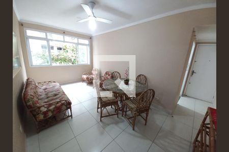 Sala de apartamento para alugar com 2 quartos, 84m² em Itararé, São Vicente