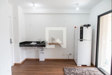 Sala/cozinha de apartamento à venda com 1 quarto, 33m² em Vila Mariana, São Paulo
