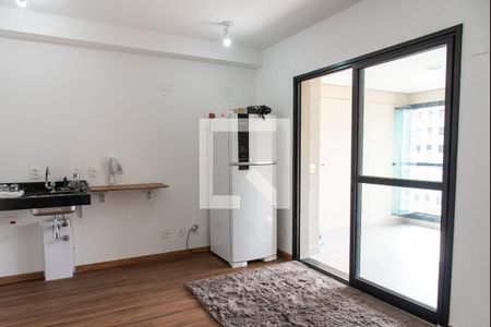 Sala/cozinha de apartamento à venda com 1 quarto, 33m² em Vila Mariana, São Paulo
