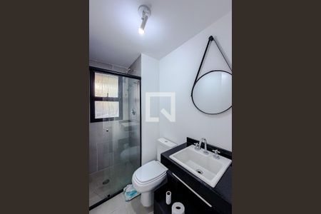 Banheiro de kitnet/studio à venda com 1 quarto, 33m² em Vila Mariana, São Paulo