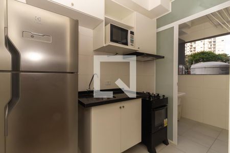 Studio-Cozinha  de apartamento à venda com 1 quarto, 28m² em Vila Dom Pedro I, São Paulo