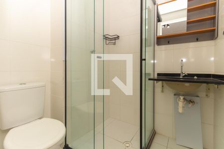 Banheiro  de apartamento à venda com 1 quarto, 28m² em Vila Dom Pedro I, São Paulo