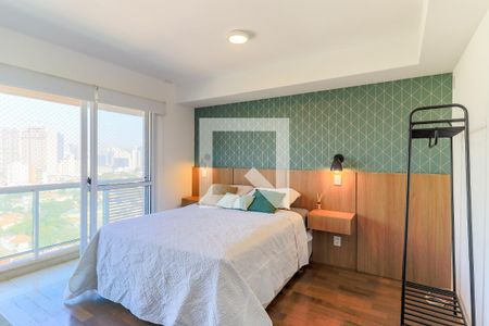 Sala/Quarto de kitnet/studio para alugar com 1 quarto, 30m² em Brooklin, São Paulo