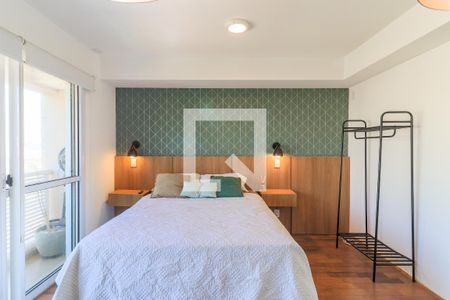 Sala/Quarto de kitnet/studio para alugar com 1 quarto, 30m² em Brooklin, São Paulo