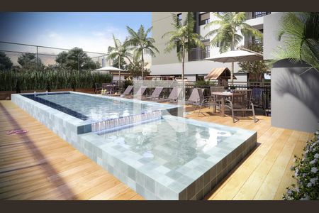 Apartamento à venda com 47m², 2 quartos e 1 vagaÁrea comum - Piscina